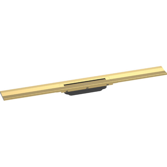 Верхня частина зливу для душового каналу Hansgrohe RainDrain Flex Polished Gold 56051990 (80 см, поліроване золото), Колір виробника: поліроване золото, Доступні розміри: 80, фото 