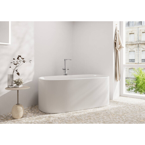 Змішувач для ванни Hansgrohe Tecturis E Chrome 73445000 (хром, підлоговий), Колір виробника: хром, фото , изображение 2