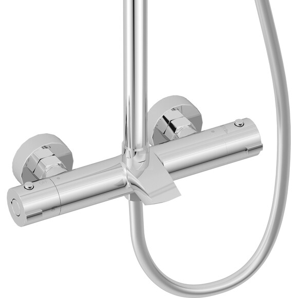 Душова система з термостатом Imprese Modus BT Chrome t048B08201SR (хром, з виливом), Колір виробника: хром, фото , изображение 2