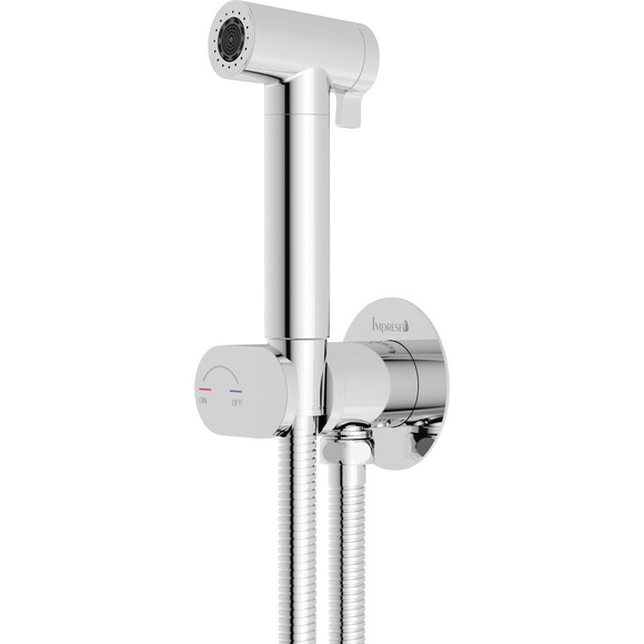 Гигиенический душ со смесителем Imprese Kucera Chrome f03703401AB (хром, скрытого монтажа), Цвет производителя: хром, фото 2