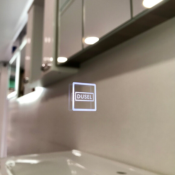 Зеркало для ванной комнаты Dusel DE-M0065D Black 606506 (120x75 см, черное, с LED-подсветкой и антизапотеванием), Доступные размеры: 120 x 75, Цвет производителя: черный, фото 5