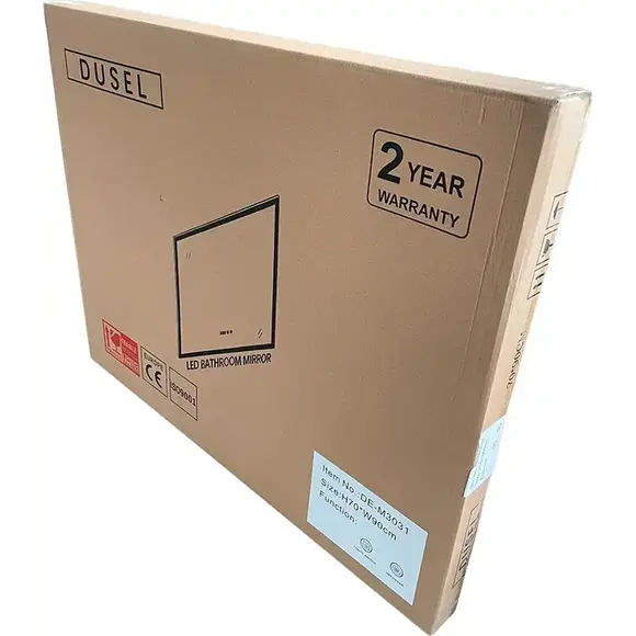 Зеркало для ванной комнаты Dusel DE-M1041 610418 (120x75 см, с LED-подсветкой и антизапотеванием), Доступные размеры: 120 x 75, фото 10