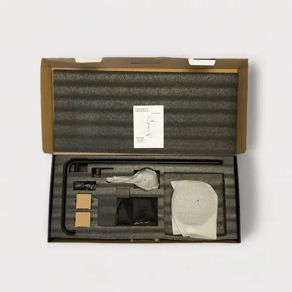 Душева система Dusel Lacio Black Matt 231355000 (чорна матова, з виливом), Колір виробника: чорний матовий, фото , изображение 12