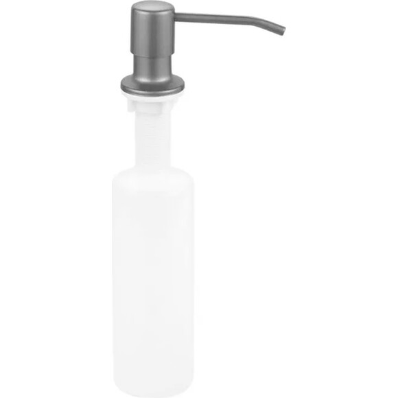 Мийка для кухні Dusel SS304 PVD Nano Grey DS50678-2RNG (78x49 см, права, сіра матова, 3.0/0.8 мм, з сифоном, дозатором та коландером), Доступні розміри: 78 x 49 R, Колір виробника: сірий матовий, Тип поверхні: PVD brash, фото , изображение 9