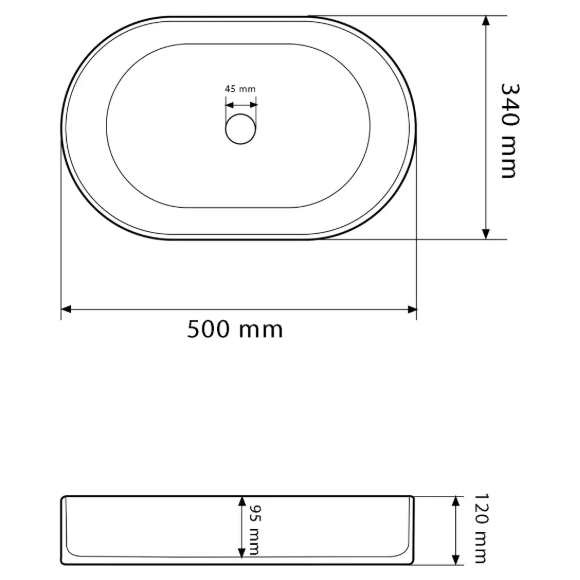 Раковина VBI Verona 50 Marble White Glossy VBI-011330 (50x34 см, белый мрамор глянцевый), Доступные размеры: 50 x 34, Цвет производителя: белый мрамор глянцевый, фото 6