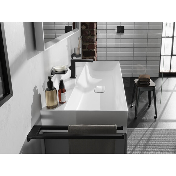 Змішувач для умивальника Hansgrohe Tecturis E CoolStart EcoSmart+ Black Matt 73021670 (чорний матовий), Колір виробника: чорний матовий, фото , изображение 8