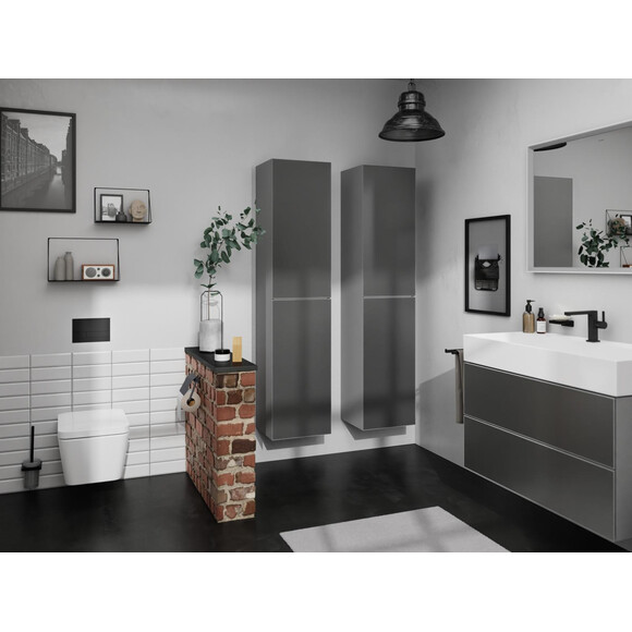 Змішувач для умивальника Hansgrohe Tecturis E CoolStart EcoSmart+ Black Matt 73021670 (чорний матовий), Колір виробника: чорний матовий, фото , изображение 9