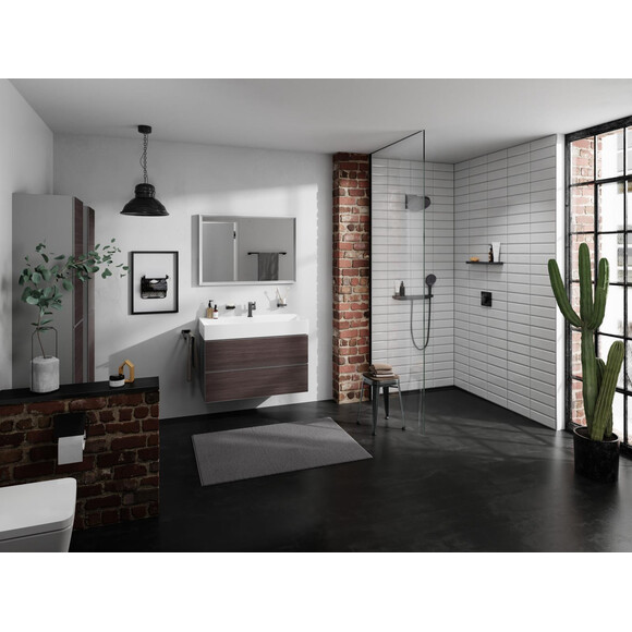 Змішувач для умивальника Hansgrohe Tecturis E CoolStart EcoSmart+ Black Matt 73021670 (чорний матовий), Колір виробника: чорний матовий, фото , изображение 10