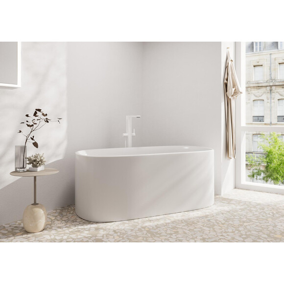 Змішувач для ванни Hansgrohe Tecturis E White Matt 73445700 (білий матовий, підлоговий), Колір виробника: білий матовий, фото , изображение 2