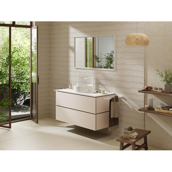 Змішувач для умивальника Hansgrohe Vivenis 250 CoolStart White Matt 75045700 (білий матовий, з каскадним виливом, високий), Колір виробника: білий матовий, фото , изображение 2