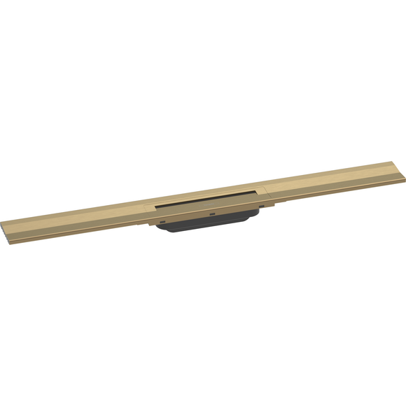 Верхня частина зливу для душового каналу Hansgrohe Rain Drain Flex Brushed Bronze 56051140 (80 см, бронзова бронза), Колір виробника: брашована бронза, Доступні розміри: 80, фото 