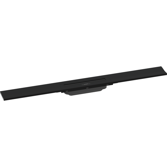 Верхня частина зливу для душового каналу Hansgrohe RainDrain Flex Black Matt 56051670 (80 см, чорна матова), Колір виробника: чорний матовий, Доступні розміри: 80, фото 