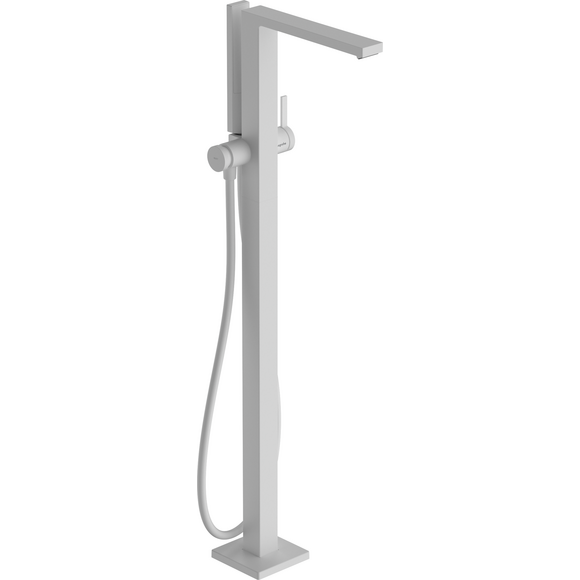 Змішувач для ванни Hansgrohe Tecturis E White Matt 73445700 (білий матовий, підлоговий), Колір виробника: білий матовий, фото 