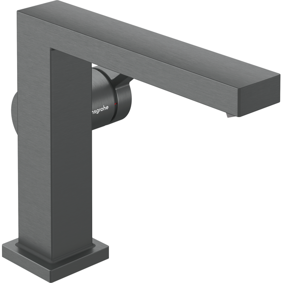 Змішувач для умивальника Hansgrohe Tecturis E CoolStart EcoSmart+ Brushed Black Chrome 73021340 (брашований чорний хром), Колір виробника: брашований чорний хром, фото 