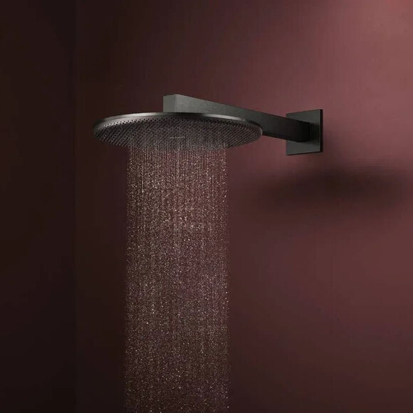 Кронштейн душовий Hansgrohe Pulsify E Brushed Black Chrome 24337340 (брашований чорний хром), Колір виробника: брашований чорний хром, фото , изображение 2