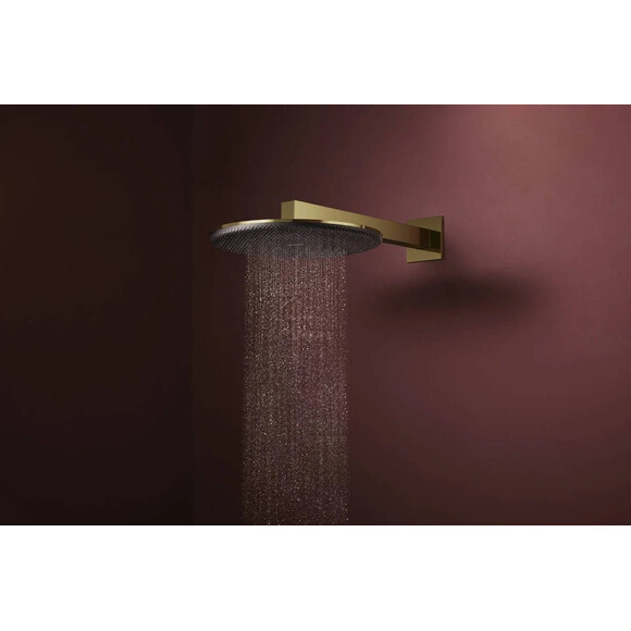 Кронштейн душовий Hansgrohe Pulsify E Polished Gold Optic 24337990 (поліроване золото), Колір виробника: поліроване золото, фото , изображение 3