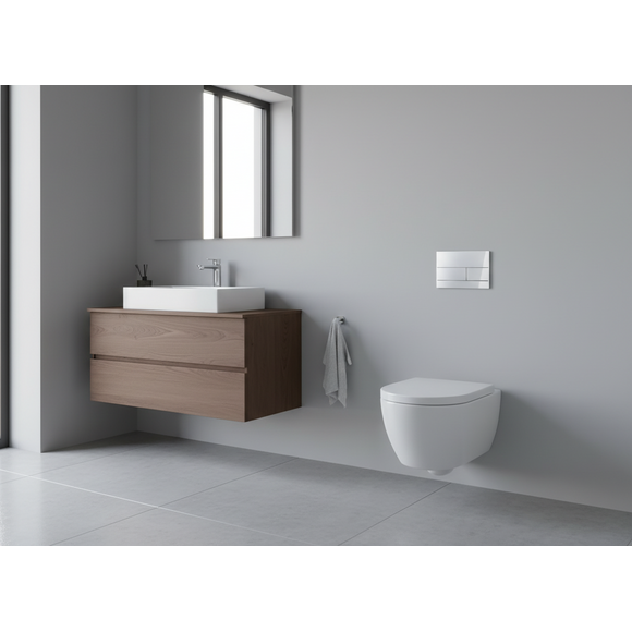 Клавиша смыва Ravak FrameLine Slim RKUC4000012 (хром), Цвет производителя: хром, фото 3
