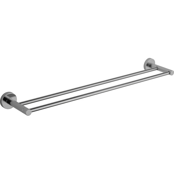 Рушникотримач VBI Venus Nickel VBI-040008NI (нікель, подвійний), Колір виробника: нікель, фото 