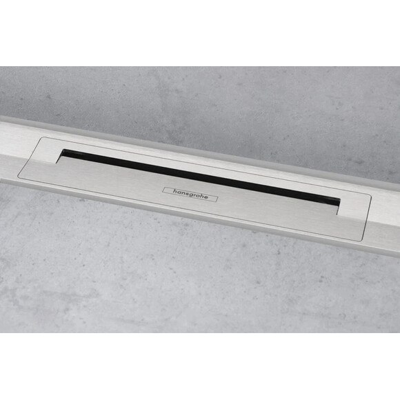 Верхня частина зливу для душового каналу Hansgrohe RainDrain Flex Chrome 56051990 (80 см, хром), Колір виробника: хром, Доступні розміри: 80, фото , изображение 2