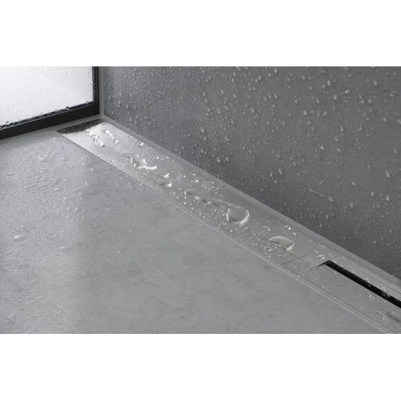 Верхня частина зливу для душового каналу Hansgrohe RainDrain Flex Chrome 56051990 (80 см, хром), Колір виробника: хром, Доступні розміри: 80, фото , изображение 3