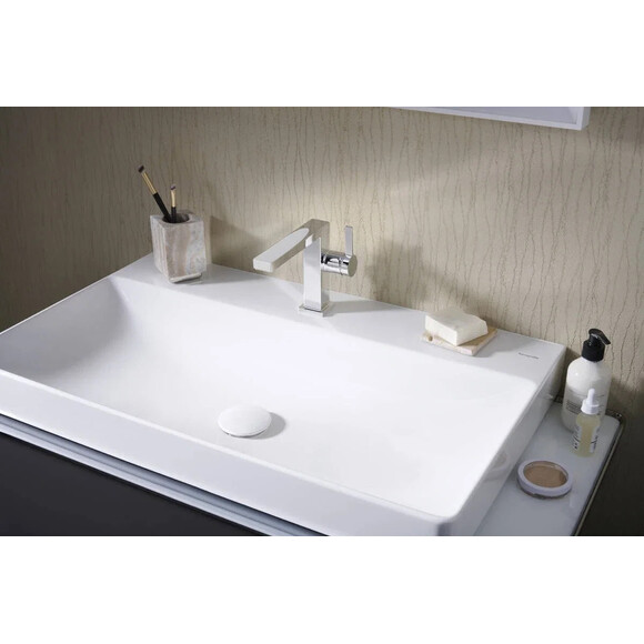 Змішувач для умивальника Hansgrohe Tecturis E CoolStart EcoSmart+ Chrome 73021000 (хром), Колір виробника: хром, фото , изображение 6