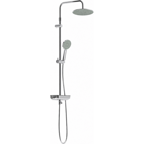 Душевая система Damixa Scandinavian Pure 936730000 (с полкой и изливом), Цвет производителя: хром, фото 