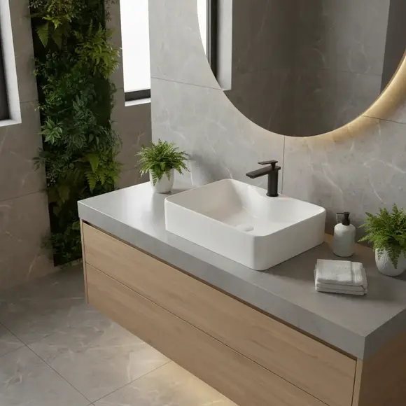 Умивальник Domospa by Ravak Torrenta Vertix 480 RKUJ200016 (48x38 см, білий), фото , изображение 4