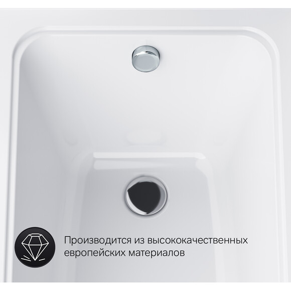 Ванна акрилова 170x70 см Am.Pm Gem W90A-170-070W-A, Доступні розміри: 170 x 70, фото , изображение 6