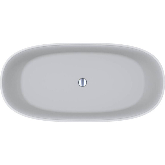Каменная ванна Miraggio Brave New Mirasoft 0002412 (155x75 см, отдельностоящая, белая матовая), Цвет производителя: белый матовый, Технология производства: Mirasoft Technology, фото 3