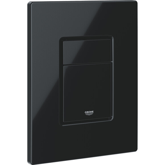 Клавіша змиву Grohe Skate Cosmopolitan Black Glossy 38732KV0 (чорна глянсова), Колір виробника: чорний глянець, фото 