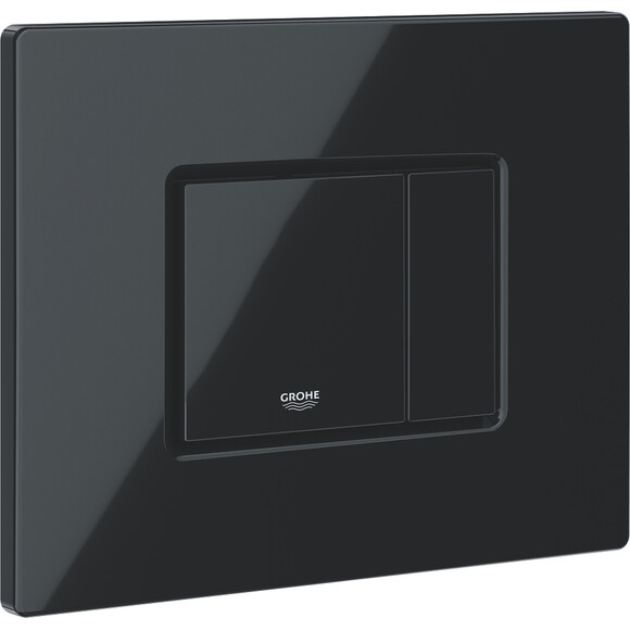 Клавіша змиву Grohe Skate Cosmopolitan Black Glossy 38732KV0 (чорна глянсова), Колір виробника: чорний глянець, фото , изображение 5