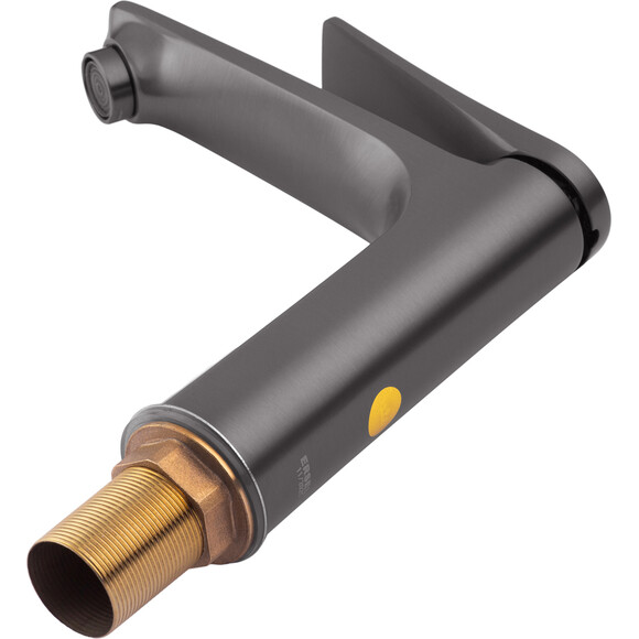 Змішувач для умивальника Kroner KRP Terra-GRP010 (графіт), Колір виробника: графіт, фото , изображение 6