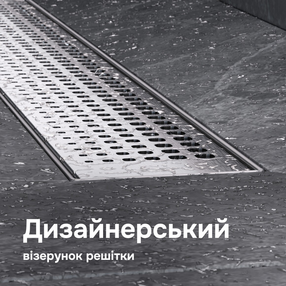 Душовий трап Am.Pm MasterFlow Cut Gradient W01SC-P11-070-01SB (70 см, нержавіюча сталь), Колір виробника: нержавіюча сталь, Доступні розміри: 70, фото , изображение 4
