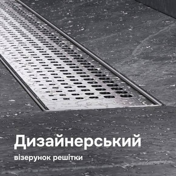 Душовий трап Am.Pm MasterFlow Cut Gradient W01SC-P11-080-01SB (80 см, нержавіюча сталь), Колір виробника: нержавіюча сталь, Доступні розміри: 80, фото , изображение 4
