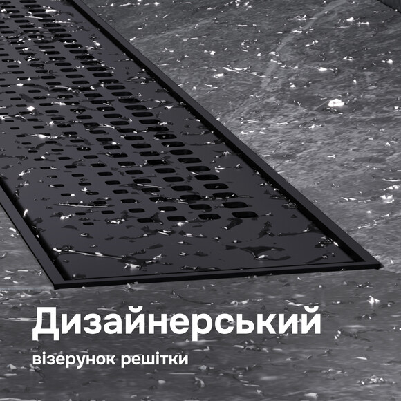 Душовий трап Am.Pm Primeflow Cut Gradient W02SC-P11-060-01BM (60 см, чорний матовий), Колір виробника: чорний матовий, Доступні розміри: 60, фото , изображение 3