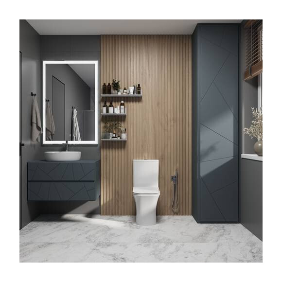 Безобідковий унітаз-компакт Koller Pool Proxima Tornado 3.0 1821560199 (воронкоподібний, з сидінням), фото , изображение 4