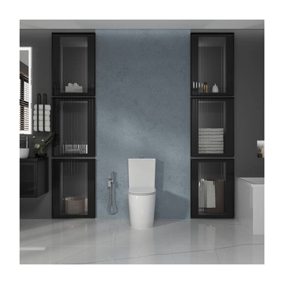 Безобідковий унітаз-компакт Koller Pool Round Smart Tornado 3.0 1872570199 (воронкоподібний, з сидінням), фото , изображение 4