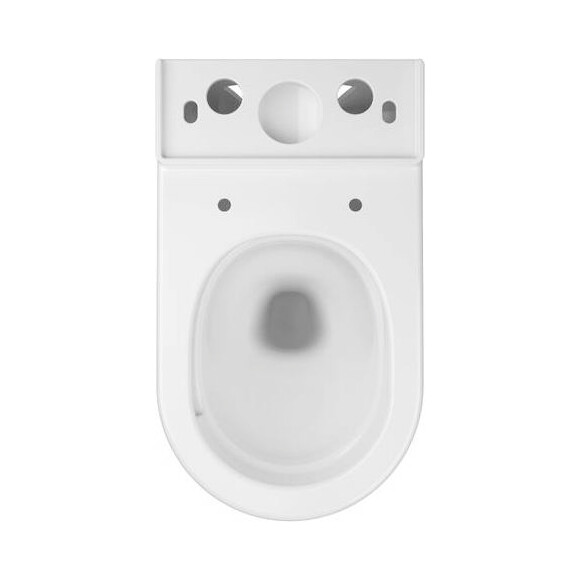 Безобідковий унітаз-компакт Koller Pool Round Smart Tornado 3.0 1872570199 (воронкоподібний, з сидінням), фото , изображение 3