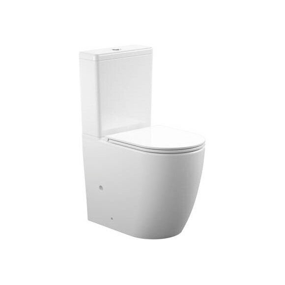 Безобідковий унітаз-компакт Koller Pool Round Smart Tornado 3.0 1872570199 (воронкоподібний, з сидінням), фото 