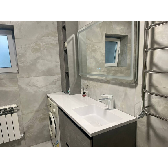 Умивальник-стільниця Snail Аляска R 167RA100 (120x50 см, з крилом), Доступні розміри: 120 x 50 R, Колір виробника: білий глянець, фото , изображение 17