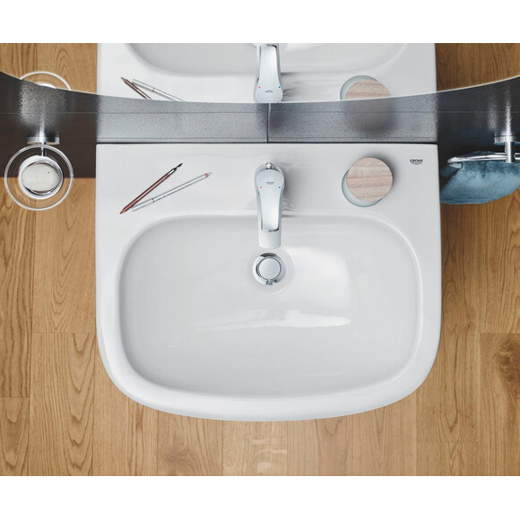 Змішувач для раковини Grohe Eurosmart M-Size 23322001 (з донним клапаном), фото , изображение 2
