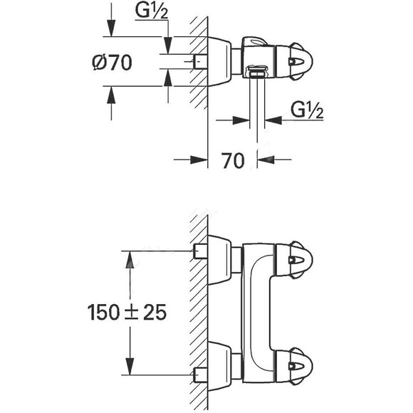 Grohe Talia Смеситель для душа , фото 7