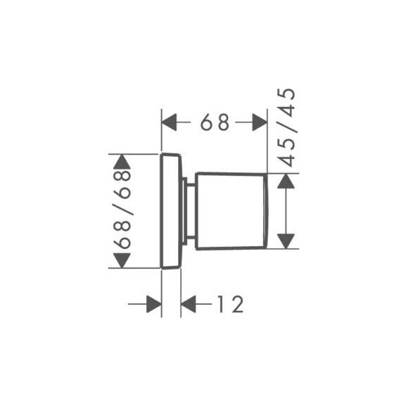 Запірний вентиль Hansgrohe 15978000, фото , изображение 2
