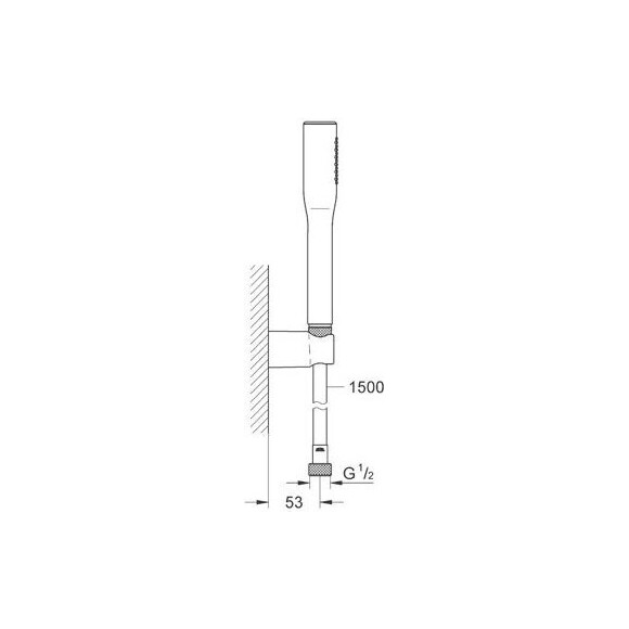 Душовий гарнітур з монолійкою Grohe Euphoria 27369000, фото , изображение 4