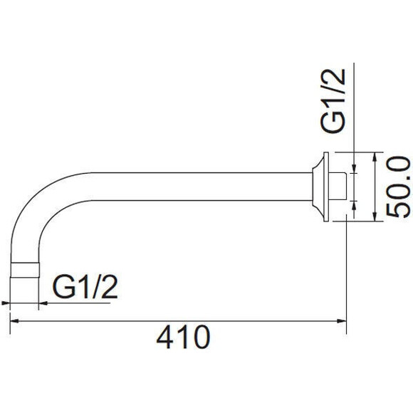 Кронштейн душевой Am.Pm F0500700, фото 3