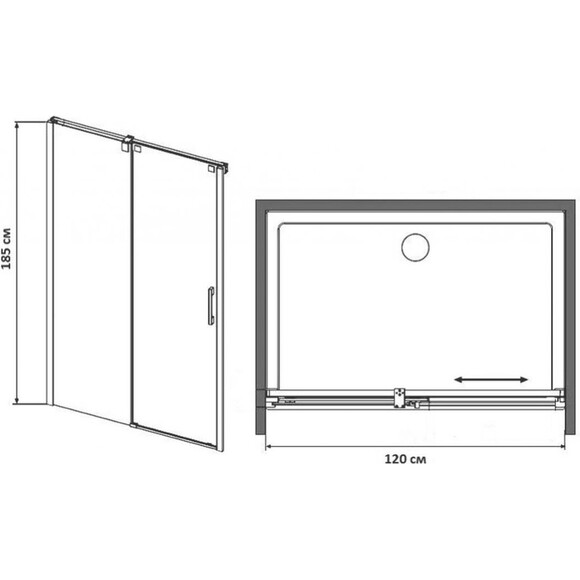 Eger 599-153 Розсувні двері, фото , изображение 2