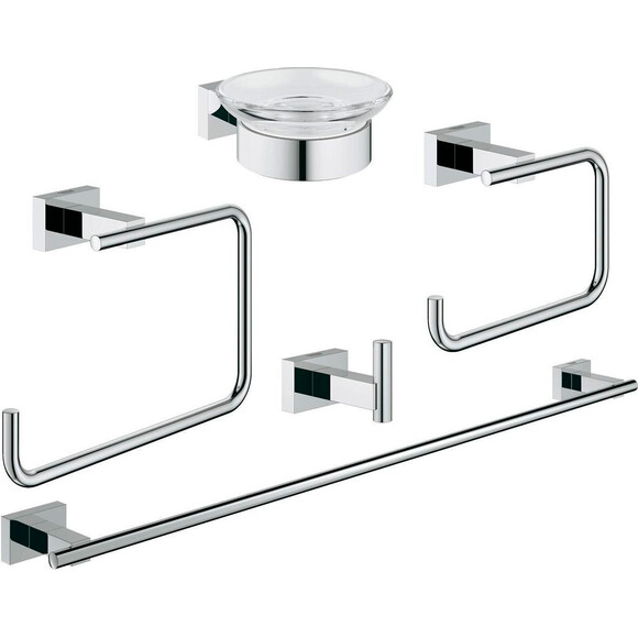 Набір аксесуарів 5 в 1 Grohe Essentials 40758001, фото 