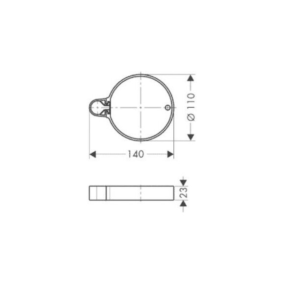 Мильниця Hansgrohe Croma 28678000, фото , изображение 2