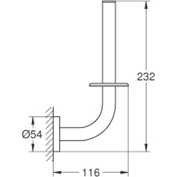 Тримач для паперу Grohe Essentials 40385001, фото , изображение 2