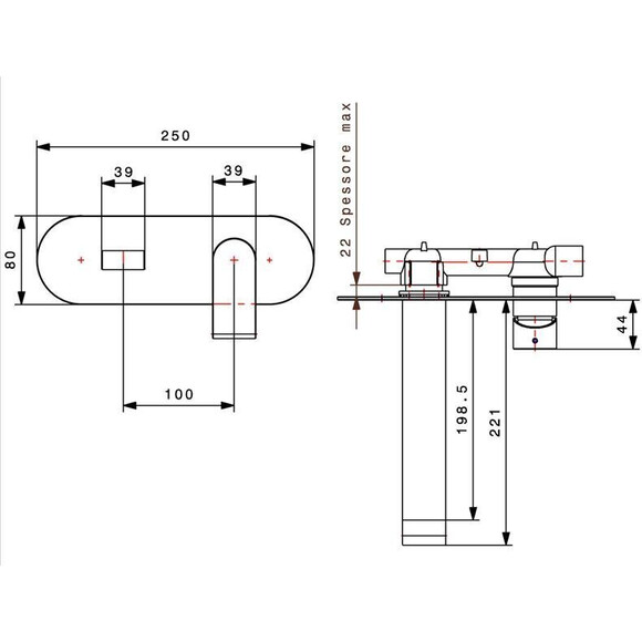 Смеситель для раковины Bonomi Bonny 343162, фото 3